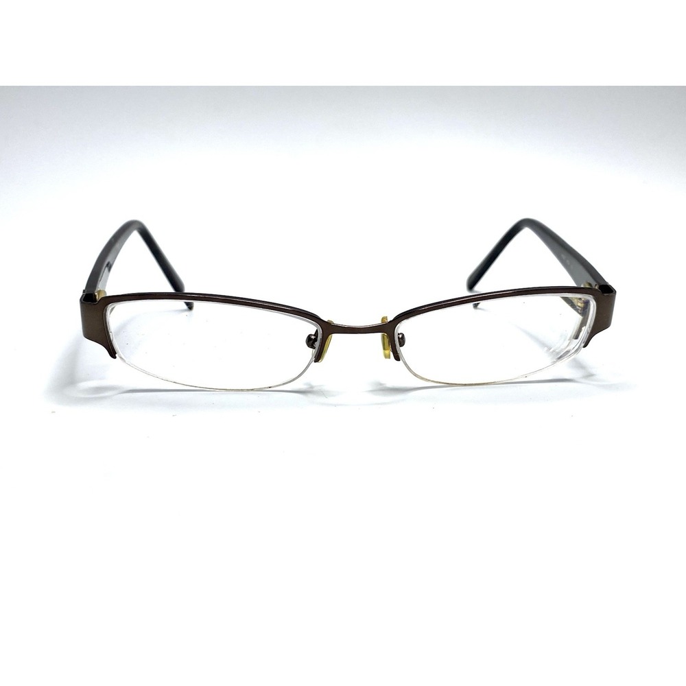 Kate Spade Brown Metal Half Rim Oval Glasses Italy Mazie 0RC9 50 17 130